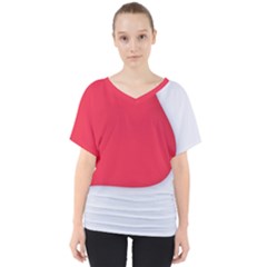 V-Neck Dolman Drape Top 