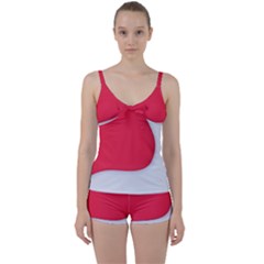 Tie Front Two Piece Tankini 