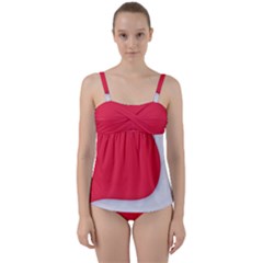 Twist Front Tankini Set 