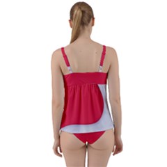 Twist Front Tankini Set 