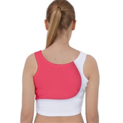 Velvet Racer Back Crop Top 