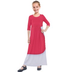 Kids  Quarter Sleeve Maxi Dress 