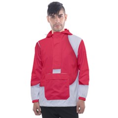 Men s Front Pocket Pullover Windbreaker 