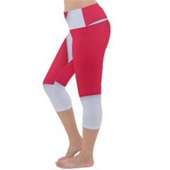 Lightweight Velour Capri Yoga Leggings 