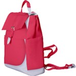 White Red Ripples Buckle Everyday Backpack