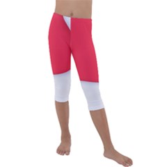 Kids  Lightweight Velour Capri Leggings  