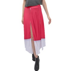 Velour Split Maxi Skirt 