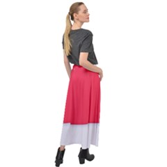 Velour Split Maxi Skirt 