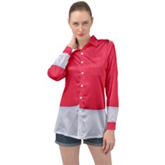 Long Sleeve Satin Shirt 