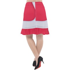 Fishtail Chiffon Skirt 