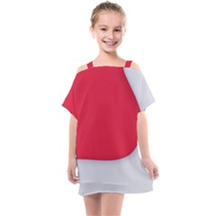 Kids  One Piece Chiffon Dress 