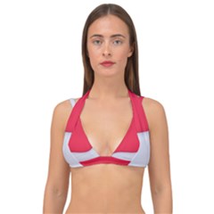 Double Strap Halter Bikini Top 