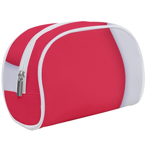 White Red Ripples Make Up Case (Large) from ArtsNow.com