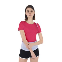 Back Cut Out Sport T-Shirt 