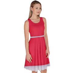 Knee Length Skater Dress With Pockets 