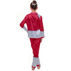 Kids  Satin Long Sleeve Pajamas Set 