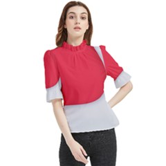 Frill Neck Blouse 