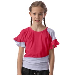 Kids  Cut Out Flutter Sleeves 