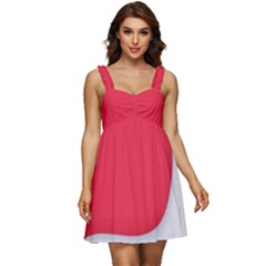 Ruffle Strap Babydoll Chiffon Dress 