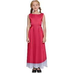 Kids  Satin Sleeveless Maxi Dress 