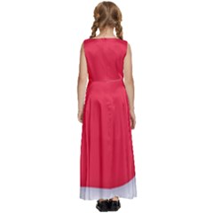 Kids  Satin Sleeveless Maxi Dress 