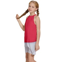 Kids  Halter Collar Waist Tie Chiffon Dress 