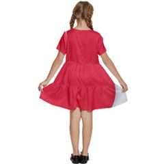 Kids  Short Sleeve Tiered Mini Dress 