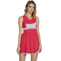 Sleeveless High Waist Mini Dress 