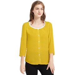 Chiffon Quarter Sleeve Blouse 