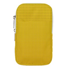 Yellow Lego Texture, Macro, Yellow Dots Background Waist Pouch (Large) from ArtsNow.com