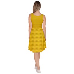 Knee Length Skater Dress With Pockets 