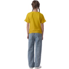 Kids  Cuff Sleeve Scrunch Bottom T-Shirt 