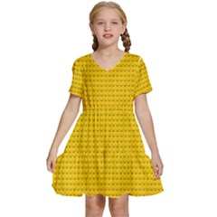 Kids  Short Sleeve Tiered Mini Dress 