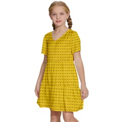 Kids  Short Sleeve Tiered Mini Dress 