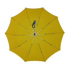 Yellow Lego Texture, Macro, Yellow Dots Background Automatic Folding Umbrella with Case (Large) from ArtsNow.com