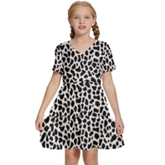 Kids  Short Sleeve Tiered Mini Dress 