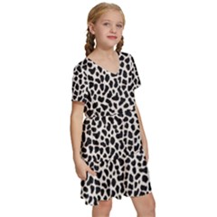 Kids  Short Sleeve Tiered Mini Dress 