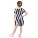 Kids  Short Sleeve Velvet Dress 