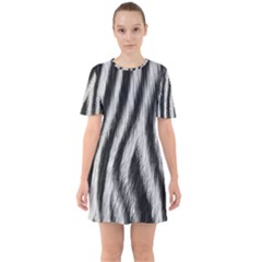 Sixties Short Sleeve Mini Dress 