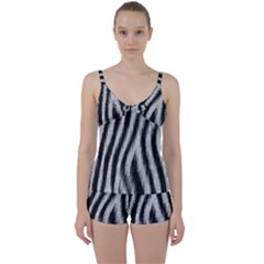 Tie Front Two Piece Tankini 