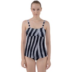 Twist Front Tankini Set 