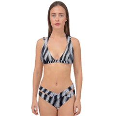 Double Strap Halter Bikini Set 