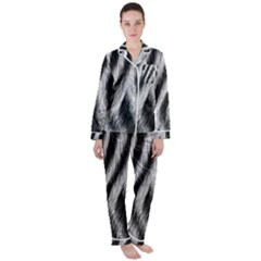 Women s Long Sleeve Satin Pajamas Set 