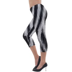 Lightweight Velour Capri Leggings  