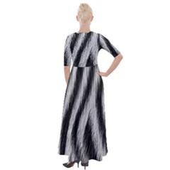 Half Sleeves Maxi Dress 