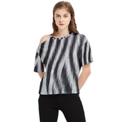 One Shoulder Cut Out T-Shirt 