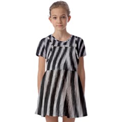 Kids  Short Sleeve Pinafore Style Dress 