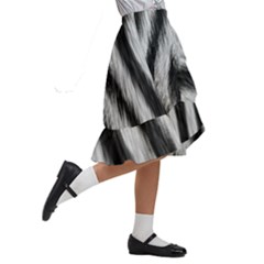 Kids  Ruffle Flared Wrap Midi Skirt 