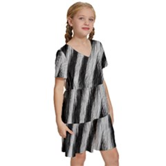 Kids  Short Sleeve Tiered Mini Dress 