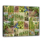 Garden Sanctuary Photo Collage Print Canvas 20  x 16  (Stretched)